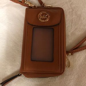 Michael Kors wallet with both straps